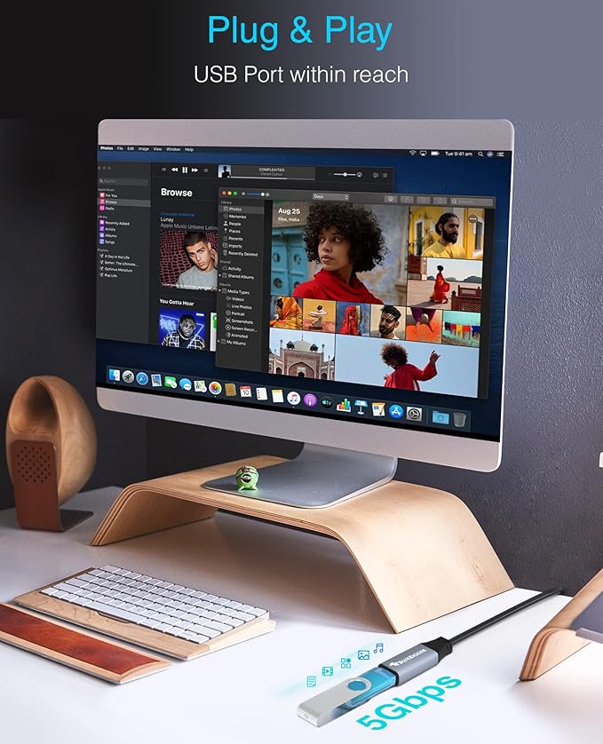 BlueRigger USB 3.0 Extension Cable (15FT - 2Pack, Active, 5 Gbps, in-Wall CL3 Rated, Type A Male to Female Cord) - Long USB Repeater Extender for VR Headset, Printer, Hard Drive, Keyboard, Mouse, Xbox