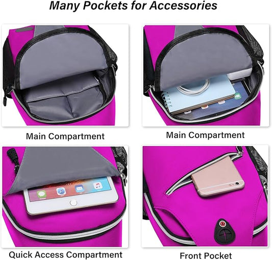 MOSISO Sling Backpack, Multipurpose Crossbody Shoulder Bag Travel Hiking Daypack