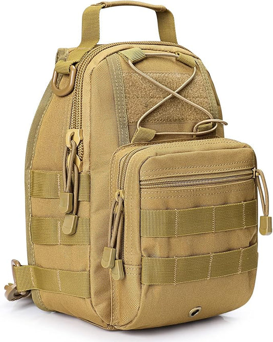 G4Free Outdoor Tactical Bag Backpack, Military Sport Bag Pack Sling Shoulder Backpack Tactical Bag for Every Day Carry