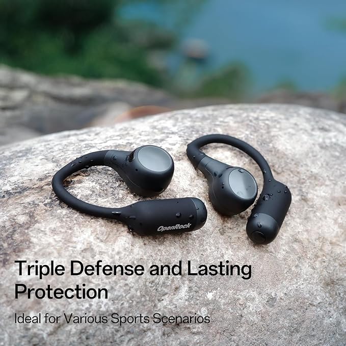 S2 Open Ear Headphones, 7G Ultra-Light Design, Hi-Res LDAC Audio, Triple Water-Resistant, Bluetooth 6.0, Effortless Photography, 32H Playtime, Smart APP, Clear Call, Wireless Sports Earbuds