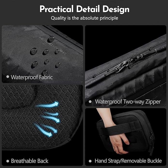 Crossbody Sling Bag for Men,Waterproof sling backpack with Removable Strap, 2.5L Small Chest Shoulder Bag, Lightweight Casual Fanny Pack for Travel/Commute/Hiking/Cycling,Black