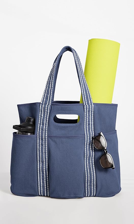 ODODOS 29L Oversized Canvas Tote Bag Large Capacity Open Top Shoulder Bags for Gym Workout Shopping Beach Travel