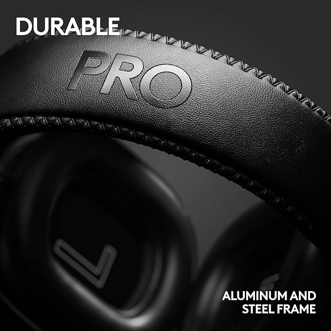 Logitech G PRO X 2 Lightspeed Wireless Gaming Headset: Wireless Gaming Headphones with Mic, 50mm Graphene Drivers, 2.02.0—7.1 Surround, Bluetooth/USB/3.5mm Aux, for PS4/PS5/PC/Nintendo Switch - Black