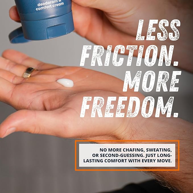 Super Fresh Ball Deodorant Lotion for Men Groin Butt and Body Hygiene Cream Controls Odor Prevents Chafing Aluminum Free Daily Freshness and Comfort Powder Lotion Formula in Convenient 4 oz Tube