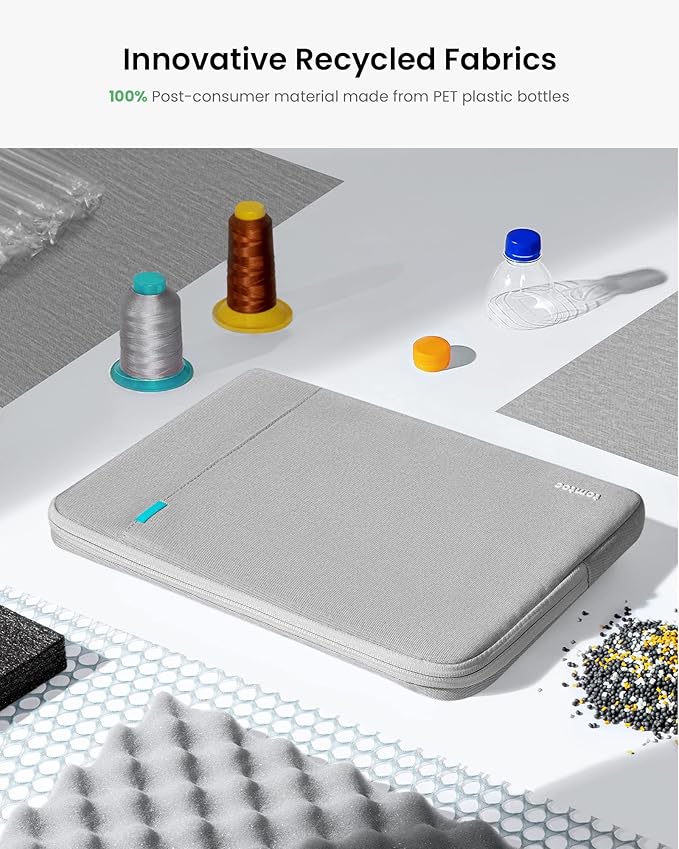 tomtoc 360° Protective Laptop Sleeve for 15.6 Inch Acer Aspire 1/3/5/7, Chromebook, Lenovo IdeaPad L3, HP Pavilion/Envy, ASUS Chromebook/VivoBook, Water-Resistant Notebook Accessory Bag Case