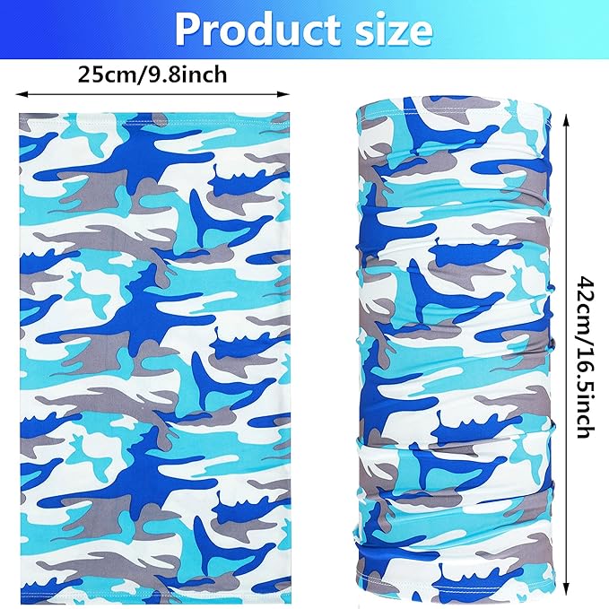 Geyoga Winter Face Mask for Men UV Protection Mask Sunscreen Breathable Windproof Neck Gaiters Scarf Fishing Cycling Running