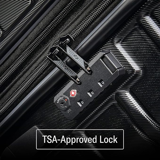 Samsonite Omni 2 Hardside Expandable Luggage with Spinner Wheels, 2-Piece Set (19/24), Lagoon Blue