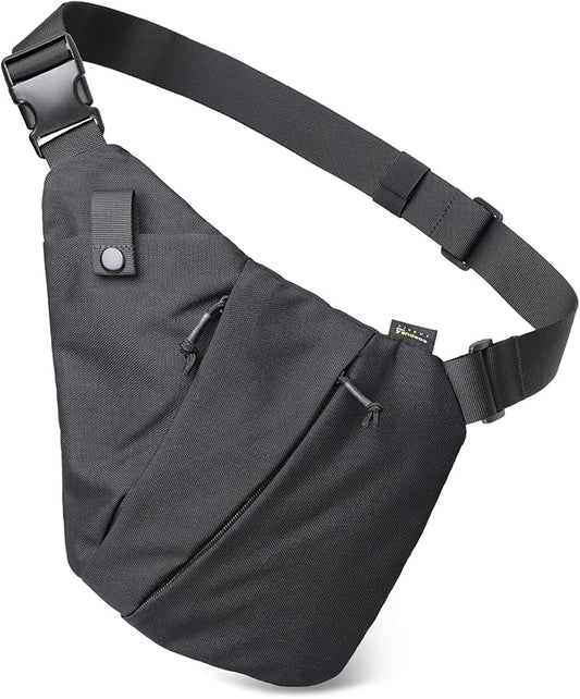 WYNEX Tactical Crossbody Sling Bag,Concealed Carry Bag for Men Women,Anti Theft Crossbody Bags, CCW Bags EDC Carry