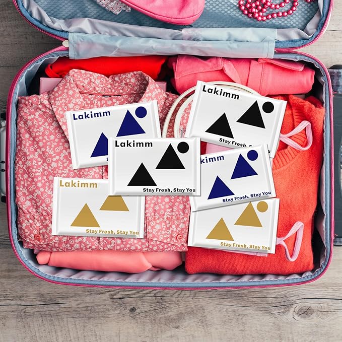 Travel Size Pocket Tissues, 50 Pack Slim Pack - 4 Ply Facial Tissues for On-the-Go & Gifts by lakimm