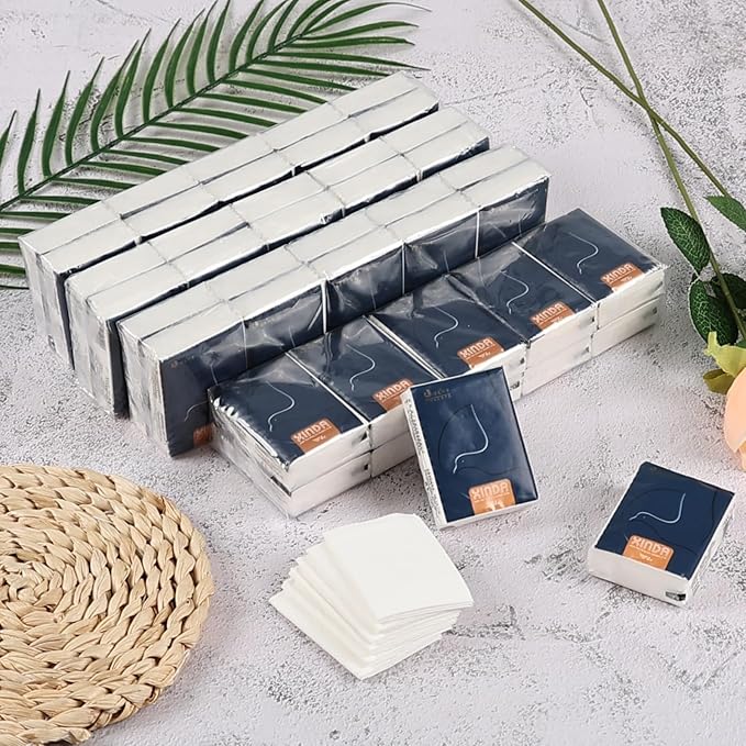 Farmoon 150 Packs Pocket Size Facial Tissue, 4-Ply Mini Soft Facial Tissues