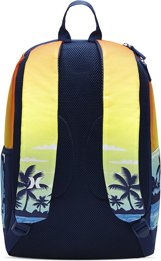 Hurley Men's Graphic Backpack, Burger/Pizza, One Size