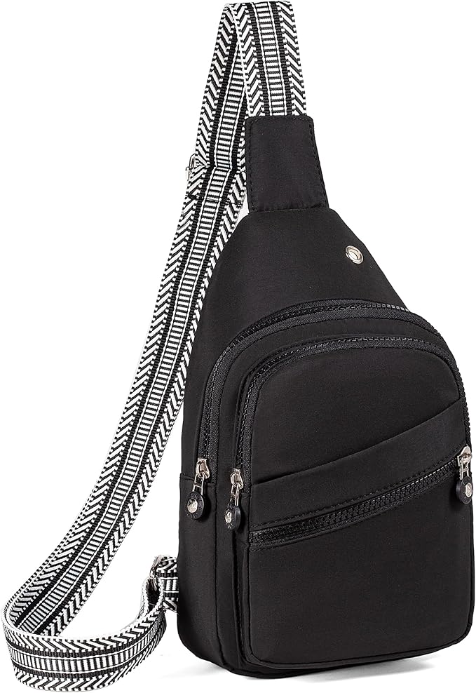 EVANCARY Small Sling Bag for Women Men, Sling Backpack Chest Daypack Crossbody Bag for Travel Outdoor Hiking