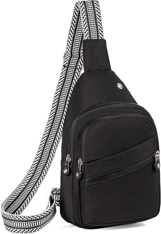 EVANCARY Small Sling Bag for Women Men, Sling Backpack Chest Daypack Crossbody Bag for Travel Outdoor Hiking