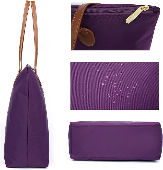 Water Resistant Light Weight Nylon Tote Bag Handbag