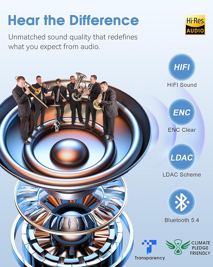 MUSICOZY Sleep Headphones Bluetooth Headband 5.4 Wireless Headband Headphones for Sleeping for Side Sleeper with Ultra-Thin HD Stero Speaker for Workout (Blue Arrow)