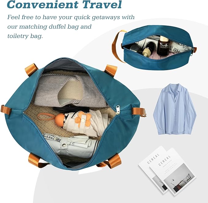 Merax Suitcase Set 28 inches Expandable Luggage with TSA Lock Spinner Wheels Hardshell Lightweight Vintage Luggage with Travel Bag,Blue