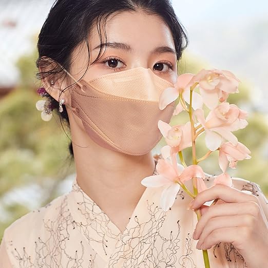 AIRAID-KF94 [Individually Wrapped] - Made in Korea, 3D Multicolor Packs, Face Protective Mask, Adult and Older Teens (Beige-20P)