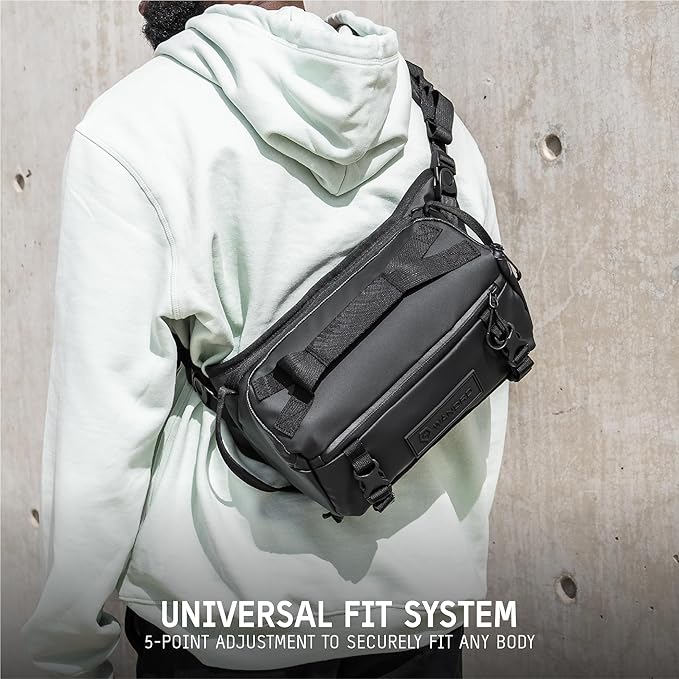 WANDRD ROGUE V1 6L Sling: Compact Camera Sling and Crossbody Bag with Fast Access, 3-Way Carry– Lightweight Everyday Bag Great for Travel, Photography, and Daily Use (Wasatch Green)