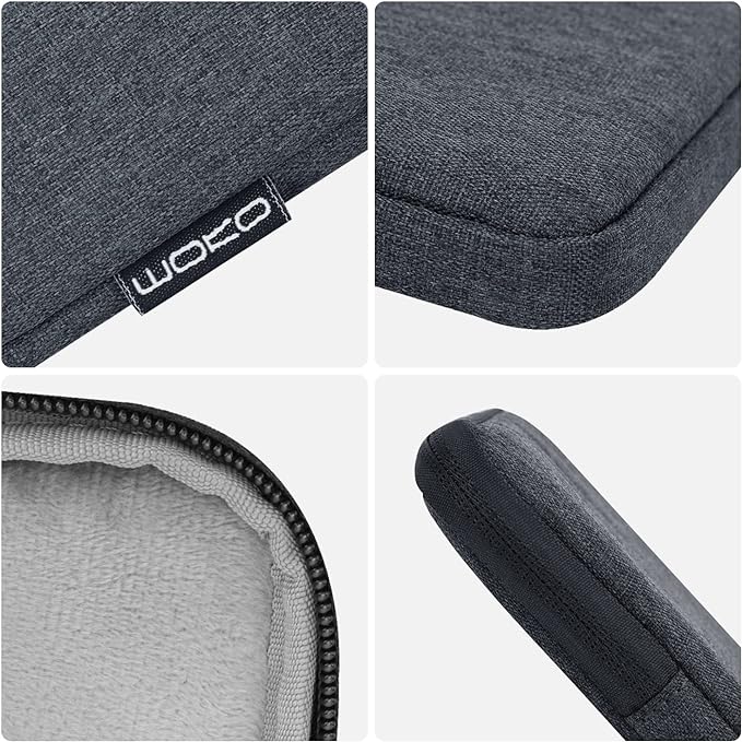 MoKo 9-11 Inch Tablet Sleeve Bag Carrying Case Fits New 11inch iPad Air M3, iPad A16 2025, iPad Pro 11 M4, Air 5/4/3, iPad 10/9/8th Gen, Tab S8/S9 11", Space Gray