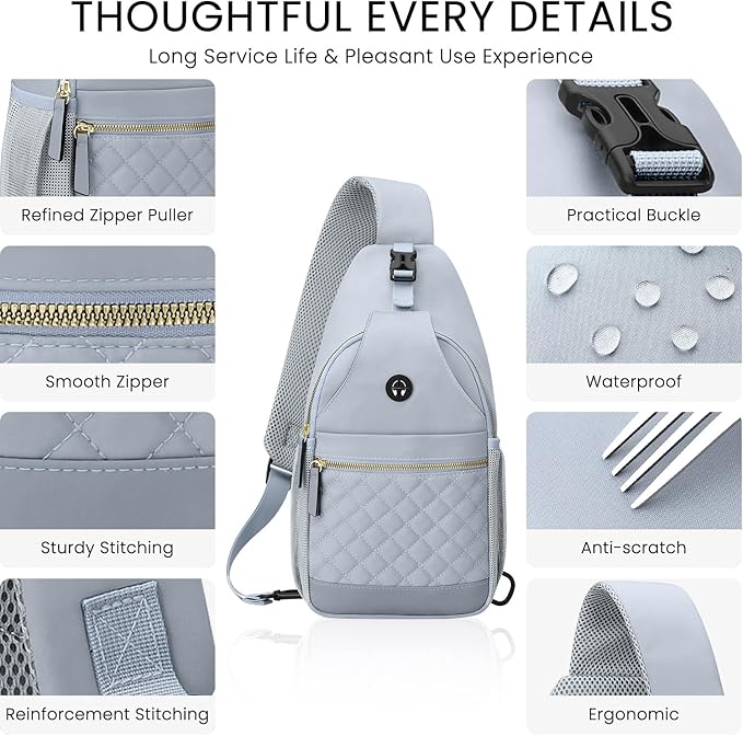 Small Crossbody Purses Bags for Women Men Travel, Chest Sling Bag Women Casual Cross Body Bag for Woman Sling Backpack