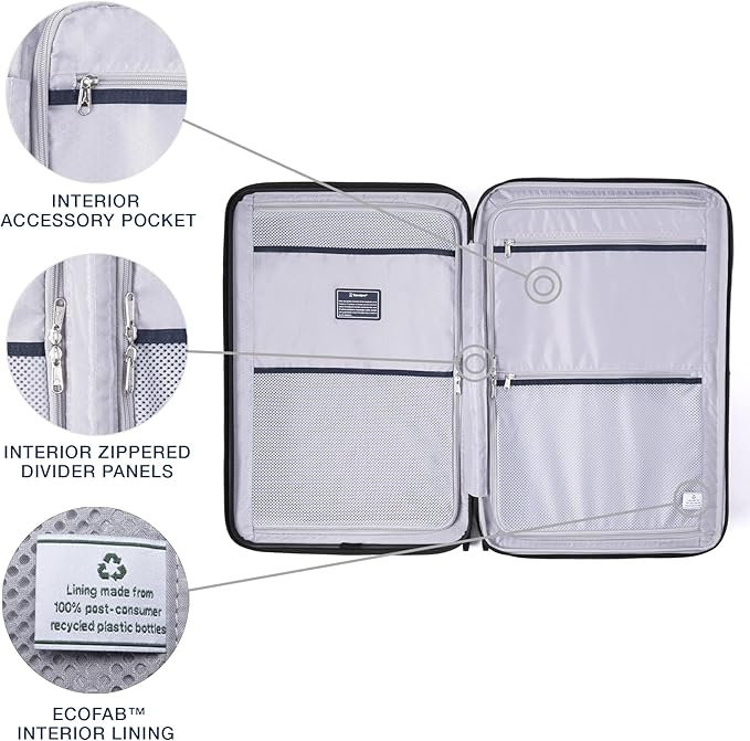 Travelpro Maxlite Air V2 Hardside Expandable Checked Luggage, 8 Spinner Wheels, Lightweight Hard Shell Suitcase, TSA lock, Black, Checked Medium 25-Inch