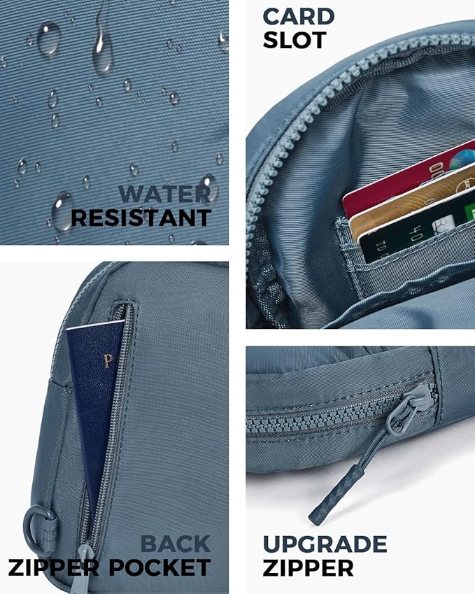 CHOLISS Small Sling Bag for Women and Men, Crossbody Bags Trendy Fanny Packs Chest Bag with Extended Strap