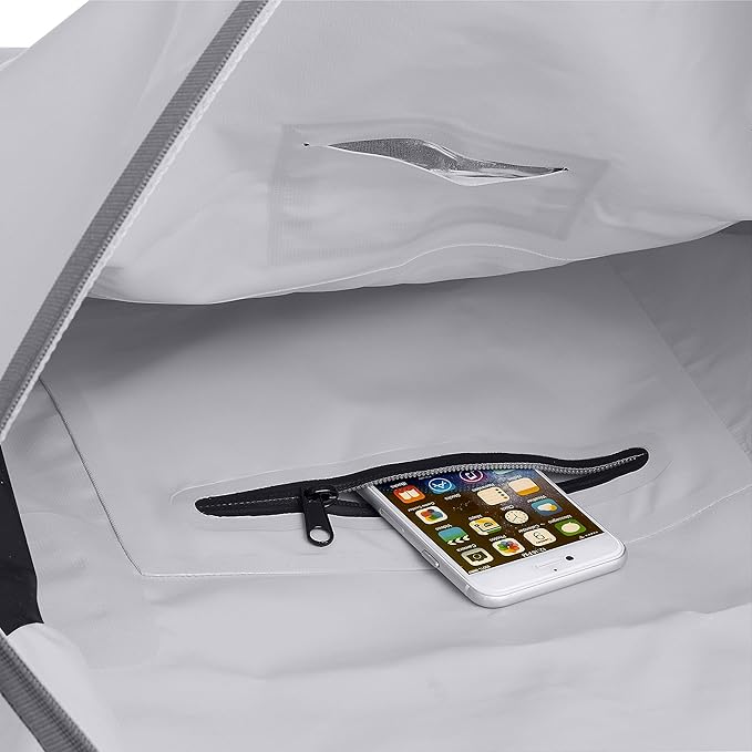 Skog Å Kust Duffelsak Heavy Duty Waterproof Duffel - Gear Bag for Sports, Travel, & More - 60L Grey