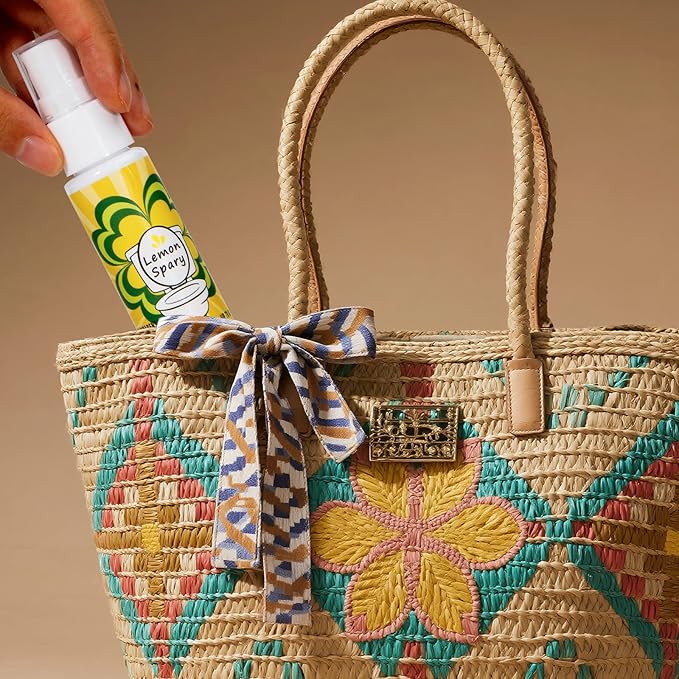 Travel Size Toilet Spray, Air Freshener Spray for Bathroom Deodorizer, Travel Essentials Variety - Lemon, Lavender, Vanilla, Peony, Eucalyptus