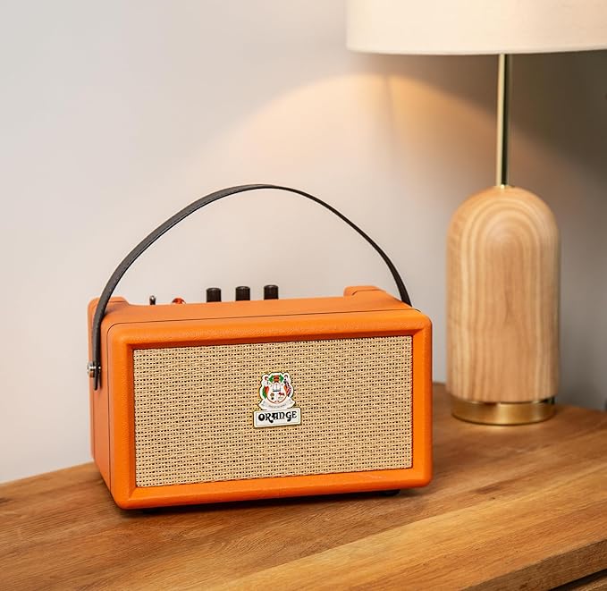 Orange Box - Portable Bluetooth Speaker Delivering Studio Audio Sound, 15M Range, 50W RMS Power, Long Battery Life, iOS & Android Connectivity - Great for Picnics, Festivals, BBQs and Holidays