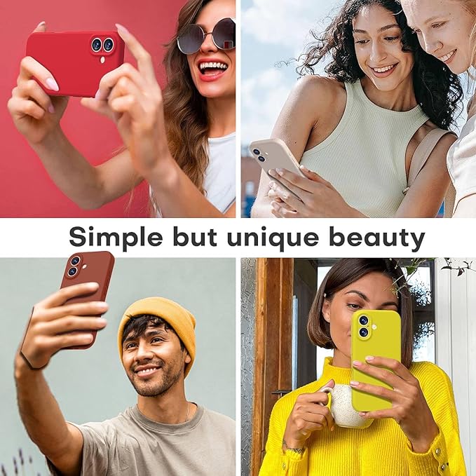 LOVE 3000 Designed for iPhone 17 Case, Premium Silicone [Compatible with Magsafe][Soft Anti-Scratch Microfiber Lining] Shockproof Protective Phone Case for Men Women 6.3", Caramel