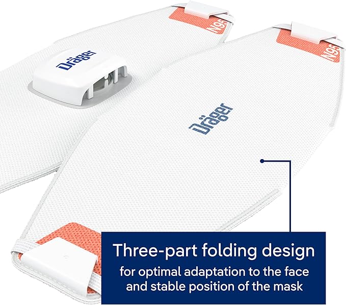 Dräger X-plore 1950 V N95 respirator mask with exhalation valve | NIOSH-approved respirator mask