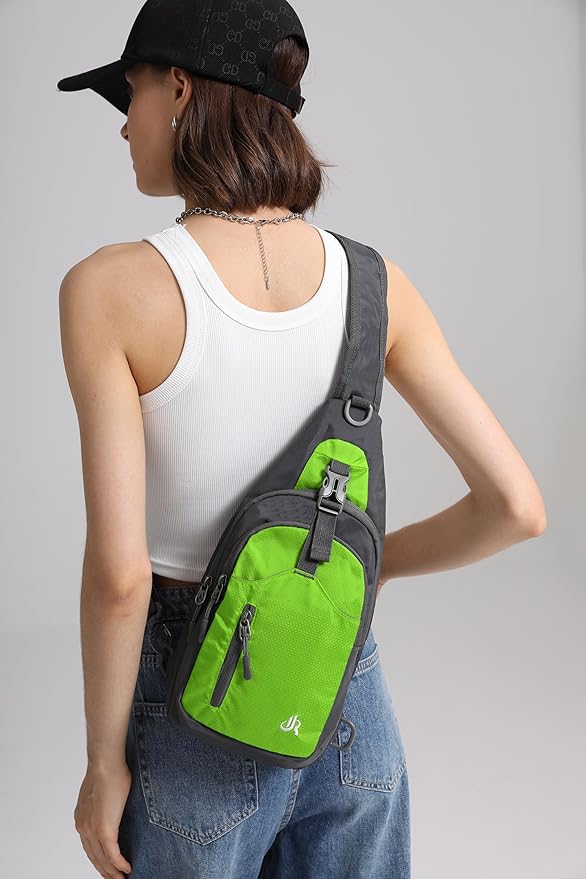 Y&R Direct 14 Colors Lightweight Sling Backpack Sling Bag Travel Hiking Small Backpack for Women Men Gifts