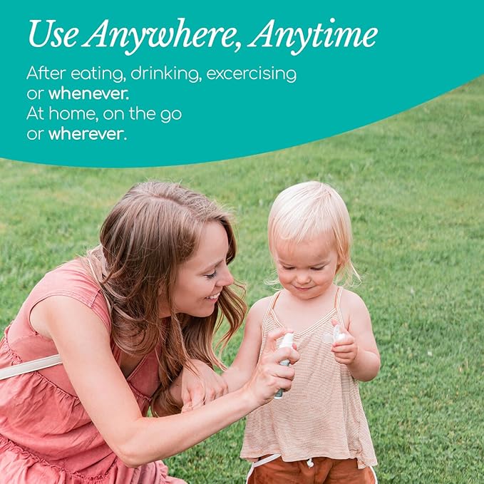 Smilesaver Retainer Cleaner - A Clean Label, Safe, 30 Sec Spray Cleaner for Retainers, Invisalign, Dentures. Minty Taste. Portable. Convenient. No Rinsing. Protects Oral Health. (1oz) (Pack of 6)