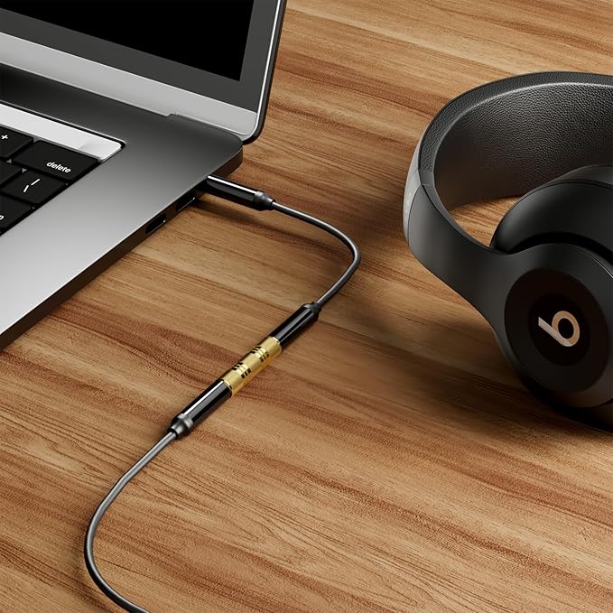 3.5mm Female to Female aux Adapter, 3.5mm Stereo Jack to 3.5mm Stereo Jack Adapter Connectors Stereo Coupler Female to Female Gold - 3pcs