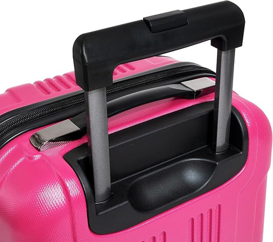 Kenneth Cole REACTION Out of Bounds Lightweight Hardshell 4-Wheel Spinner Luggage, Magenta, 2-Piece Set (20" & 28")