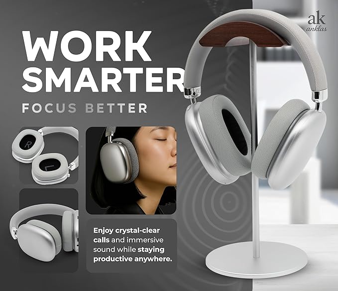 P959 High-End Wireless Headphones with Bluetooth 5.3, Low Latency, Hi-Fi Sound, 360° Spatial Audio, Ergonomic Over-Ear Design, Wired & Wireless Modes, Long Battery Life, Breathable Earmuffs