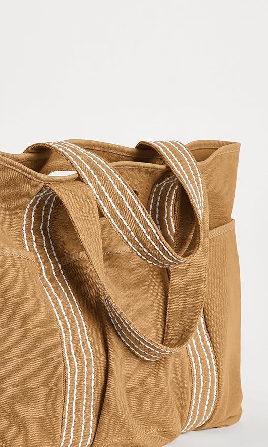 ODODOS 29L Oversized Canvas Tote Bag Large Capacity Open Top Shoulder Bags for Gym Workout Shopping Beach Travel