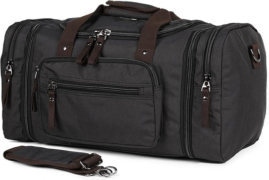 BOEX Stylish Duffle Bag for Travel – Expandable to 40L Lightweight and Waterproof Weekender Bag with Multiple Pockets and Adjustable Shoulder Strap for Men & Women – A Premium Carry On Duffle Bag