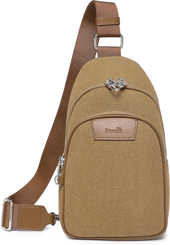 Haytijoe Crossbody Bags for Women Leather Sling Bag Anti-theft Cross Body Bag Travel Sling Purse Chest Bags Fanny Packs