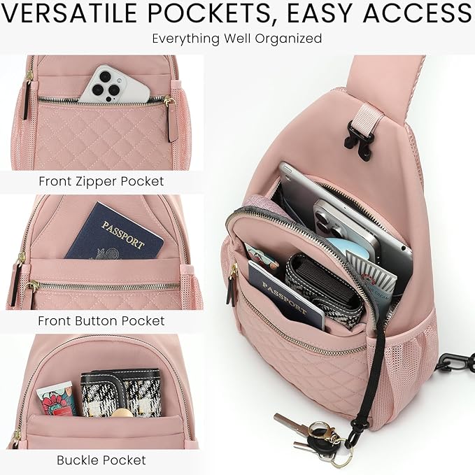 Small Crossbody Purses Bags for Women Men Travel, Chest Sling Bag Women Casual Cross Body Bag for Woman Sling Backpack