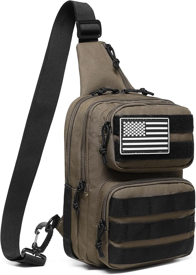Wotony Tactical Crossbody Bag for Men - Durable Sling Bag with Cross Body Design EDC Shoulder bag