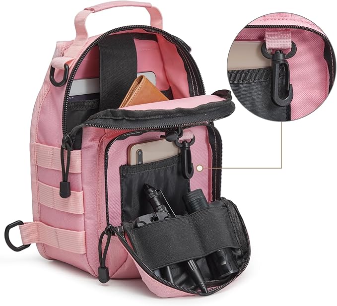 G4Free Outdoor Tactical Bag Backpack, Military Sport Bag Pack Sling Shoulder Backpack Tactical Bag for Every Day Carry