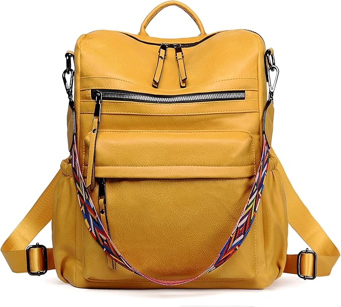 Dora & Liz Womens Backpack Purse Leather Fashion Travel Backpack Purse for Women Designer Ladies Shoulder Bags