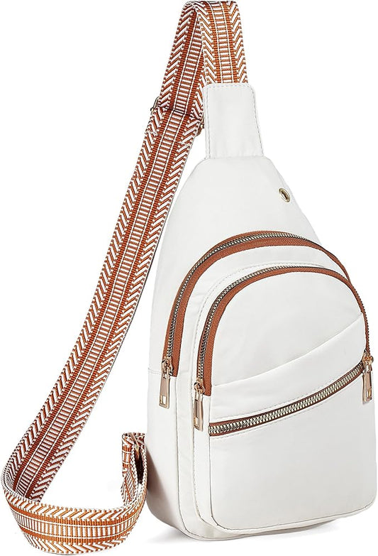 EVANCARY Small Sling Bag for Women Men, Sling Backpack Chest Daypack Crossbody Bag for Travel Outdoor Hiking