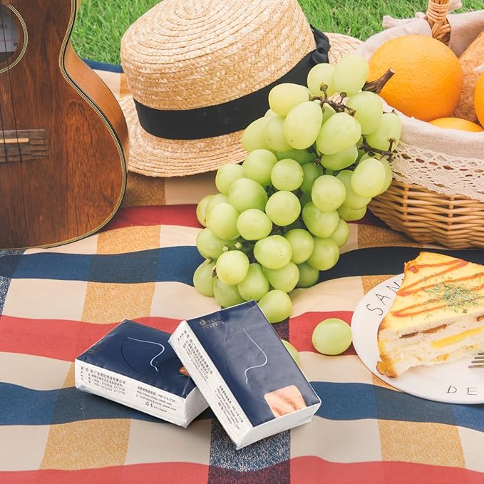 4-Ply Soft Pocket Facial Tissues, Unscented Travel Size Tissues, 150 Packs