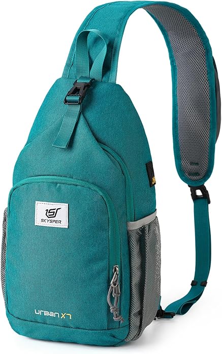 SKYSPER Sling Bag RFID Crossbody Sling Backpack Cross Body Shoulder Bag Travel Hiking Daypack for Women Men