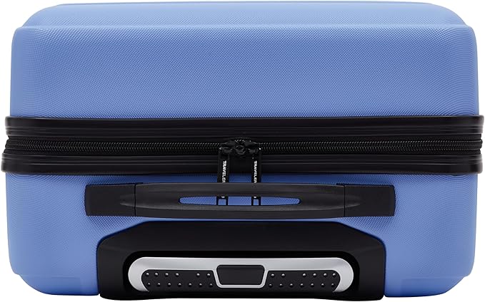 Travelers Club Spinner Luggage, Skyline Blue, 22-Inch Carry-On