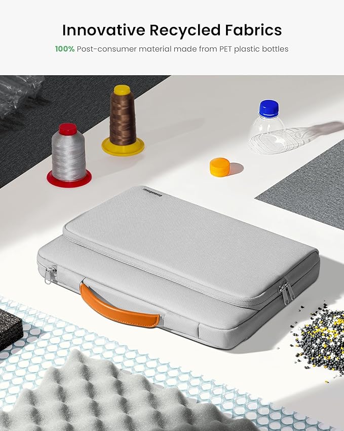 tomtoc 360 Protective Laptop Carrying Case for 2024 New 16-inch MacBook Pro M4/M3/M2/M1 Pro/Max 2024-2019, Water-Resistant Laptop Bag Sleeve with Accessory Pocket for The New Razer Blade 15