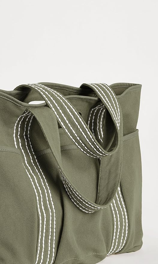 ODODOS 29L Oversized Canvas Tote Bag Large Capacity Open Top Shoulder Bags for Gym Workout Shopping Beach Travel