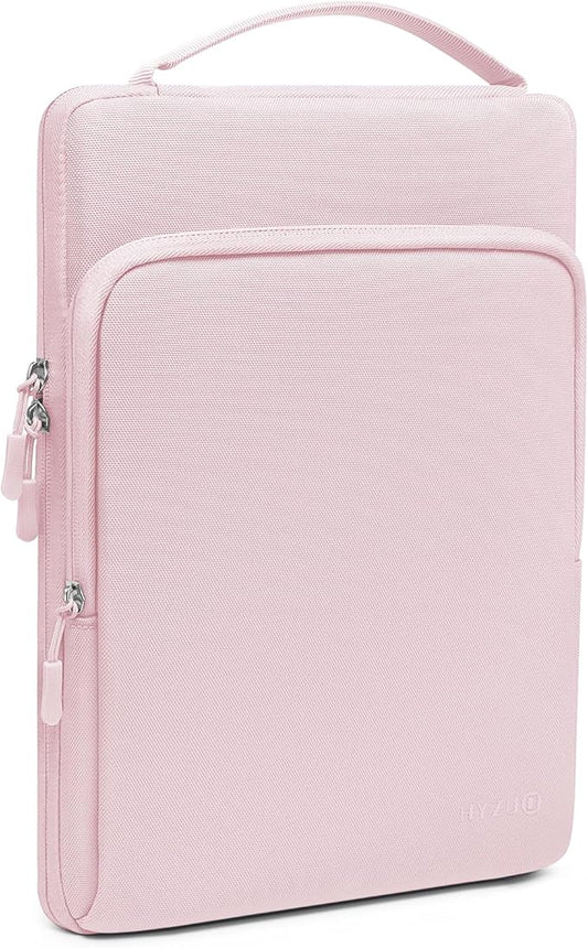 HYZUO 14-15 Inch Laptop Bag Sleeve for MacBook Air 15 M4 M3 M2, MacBook Pro 15, XPS 14/15 Plus, 15" Surface Laptop, Notebook Case for 14" Dell HP Lenovo ThinkPad Asus Acer Huawei, Pale Pink
